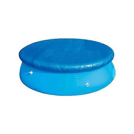 SZTXJ Runde Poolabdeckung, Außenabdeckung 305 m, Zubehör für Poolabdeckung mit Befestigungsseilen, staubdicht, individuell anpassbar, blau
