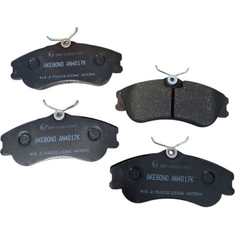 Pastiglie pattini freni anteriori compatibile per peugeot 206 dal 1999-2012