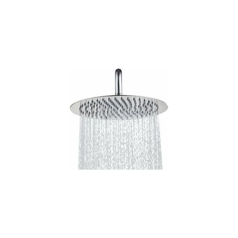 EASYCOMFORT Douchette de Douche Anti-calcaire en Acier Inoxydable 316 Pommeau de Douche Rond Ultra-Mince Haute Pression Tête de Douche Réglable à Pluie pour Salle de Bain, 6 Pouces (1/3)