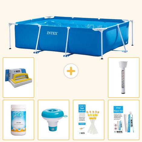 Intex Piscine Tubulaire Rectangulaire - 220x150x60 cm - 7-pièces S21247 (1/5)