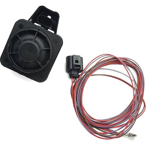 Klaxon d'alarme de voiture universel 12V, connecteur à 3 broches 5Q0951605A 5Q0951605B PAB951605A PAB951605B, facile à installer, améliore la sécurité de la voiture. (1/5)