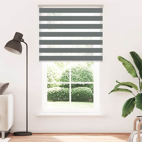 Maison Exclusive - Tenda a Rullo Zebra Larghezza Tessuto 115,9 cm Poliestere
