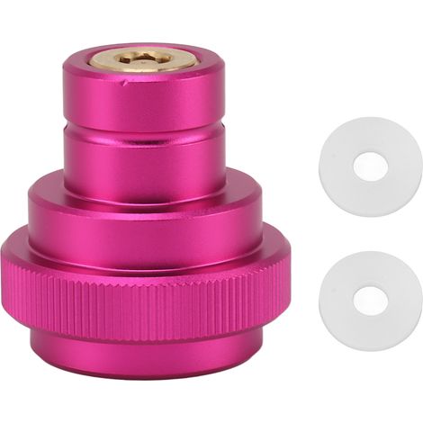 Adaptateur CO2 Rapide Amélioré pour Machine à Soda, Accessoires de Recharge Valve avec Bouchon Violet TR21-4 pour Connexion Rapide (1/5)