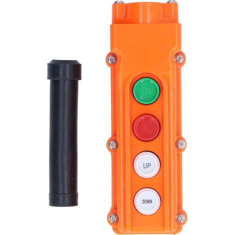 BERM Kran-Drucktaster, tragbarer, regendichter Fernbedienungsschalter für Hebezeuge, 220 V/500 V, 5 A (1/5)