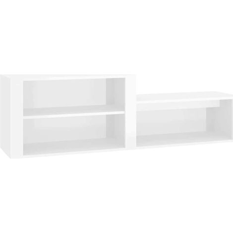Maison Exclusive - Zapatero madera contrachapada blanco brillo 15 (1/5)