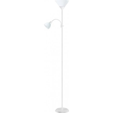Stehlampe platinet Floor E27 60 W weiß 1 Stück.