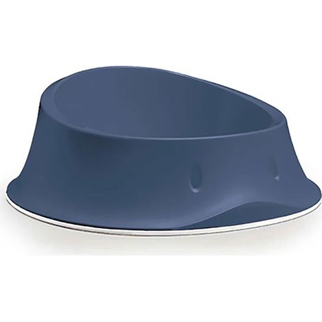 Ciotola per cani e gatti blu navy Stefanplast Chic cl 100