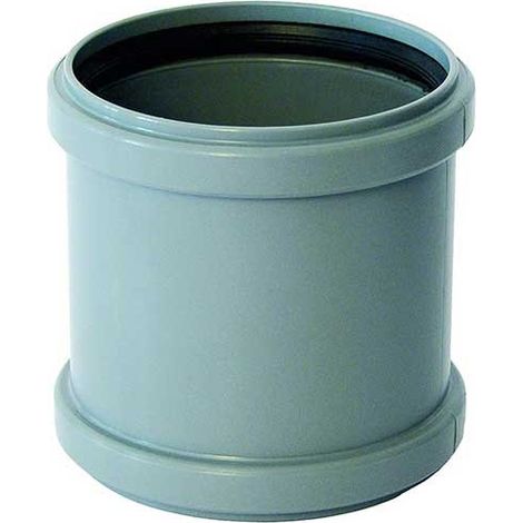Manicotto senza battente in polipropilene grigio : Diametro - 40 (1/2)
