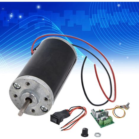 31ZY Permanentmagnet-Gleichstrommotor, leistungsstarker Miniaturmotor, drehzahlvariabler Vorwärts-/Rückwärtsmotor mit Drehzahlregler, 24 V, 3500 U/min (1/5)