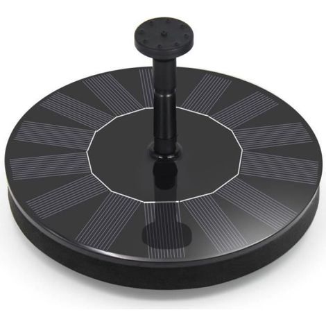 Fontaine Solaire - - 1.4W - Silicium Monocristallin - Noir - Énergie Solaire (1/3)