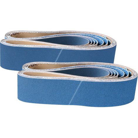 8 Pièces Bande Abrasive 40 x 760 mm Grain 40/60/80/120 (1/5)