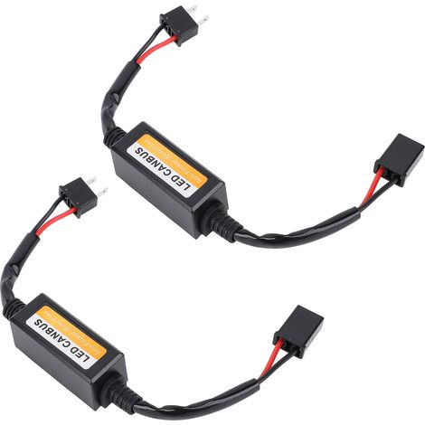 Décodeur de phare LED H7, 2 pièces, résistant à l'eau, Plug and Play, Anti-scintillement, erreur Canbus (1/5)