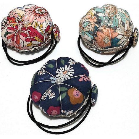 Nadelkissen, Kürbis-Nähnadelkissen, Armband, tragbares Nadelkissen, Nadelkissen zum Nähen, Ac (1/5)