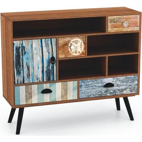 Buffet industriel multicolore Alto (1/3)