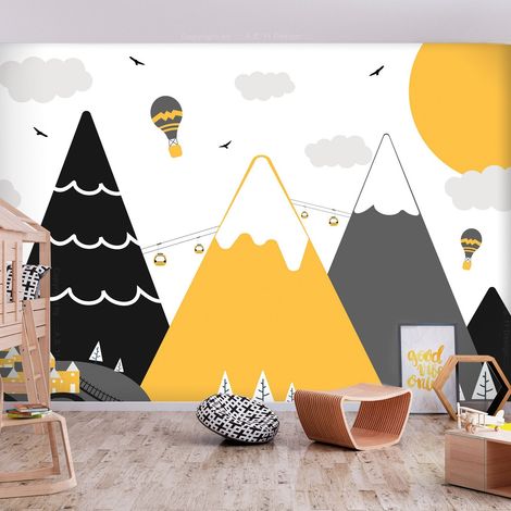 Papier peint Adventure in the Mountains - 400 x 280 cm (1/4)