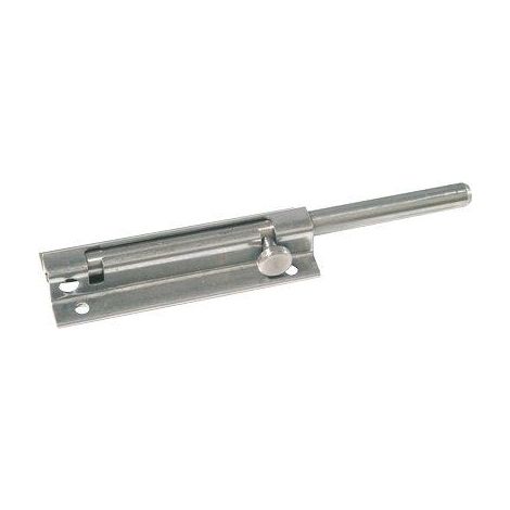 CATENACCIO PORTALUCCHETTO TONDO 15/I IBFM - ACCIAIO INOX PIASTRA MM 33 CM 7/11- 2 pezzi
