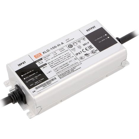 IluminaShop - Driver Mean Well XLG100A para Foco Modular LED 100W