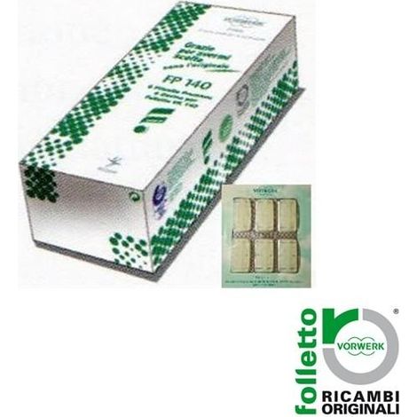6 SACCHETTI ORIGINALI FOLLETTO VORWERK VK 140 VK 150