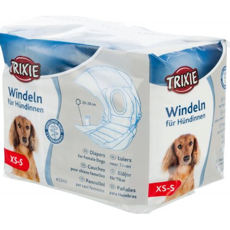 Pannolini per cani femmina Offerta Multipack confezione risparmio: tg. XS-S offerta set 24 pezzi