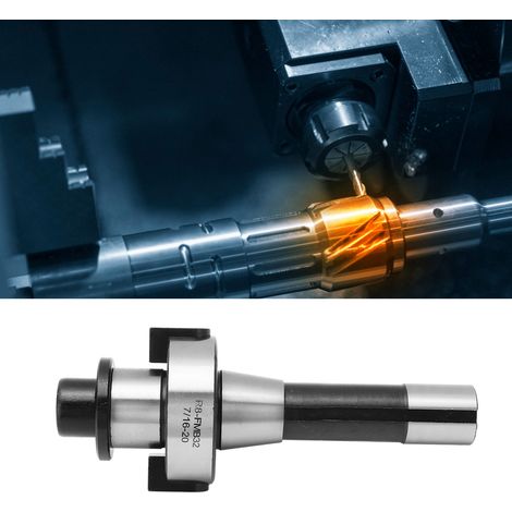 Adaptateur de porte-outil fileté R8-FMB32 7/16-20 pour support de fraiseuse et arbre de fraisage (1/5)