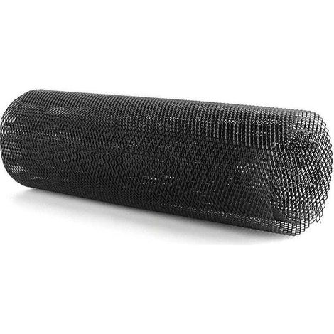 Grille de calandre de voiture en alliage d'aluminium , XU,3x6mm grille de corps pare-chocs rhombique gril universel - KZQ (1/4)