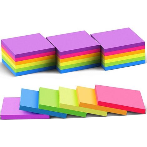 Notes adhésives - 24 pièces - Notes autocollantes - Post-it - Onglets Post-it - Notes autocollantes - Onglets d'index - Onglets - Index Post-it - Onglets adhésifs (1/5)
