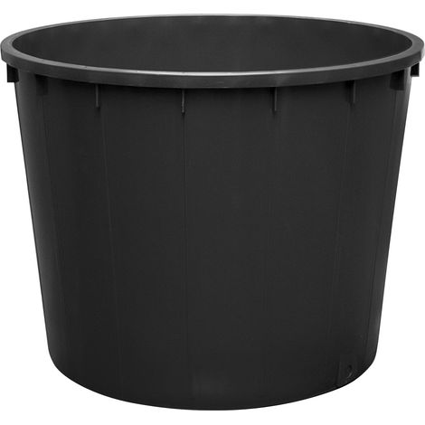Mastello industriale tondo in plastica 700 litri - Nero - Mobil Plastic