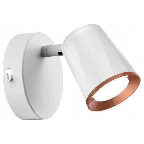 V-TAC VT-806 Lampada led 5W da parete bianco orientabile luce bianco caldo 3000K - SKU 218250