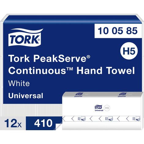 TORK 100585 PeakServe® Asciugamani di carta Bianco 4920 pz. (1/5)