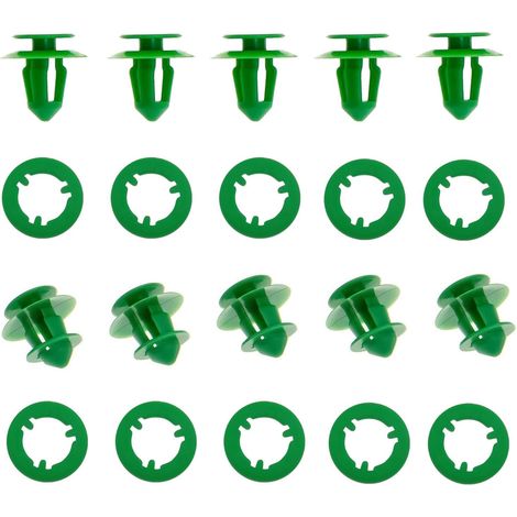 50pcs Clips de Montage Panneau de Garniture Carte de Porte Intérieure A0009912771 en Plastique Compatible pour W639 0009912771 (1/5)