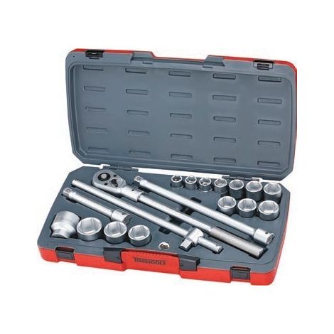 Juego de vasos 3/4" de 18 piezas TENGTOOLS T3418-6