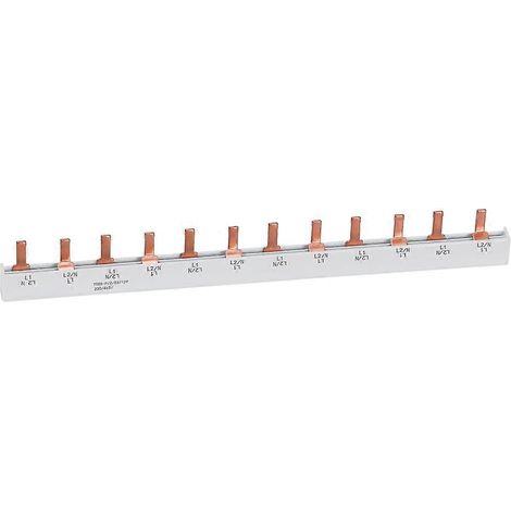Connecteur miniature de disjoncteur à broches en cuivre 2P-12W pour disjoncteurs de boîte de distribution borne combinée de disjoncteur de barre omnibus. (1/5)