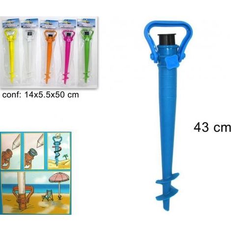 PICCHETTO PER OMBRELLONE DA SPIAGGIA Ø 37 cm