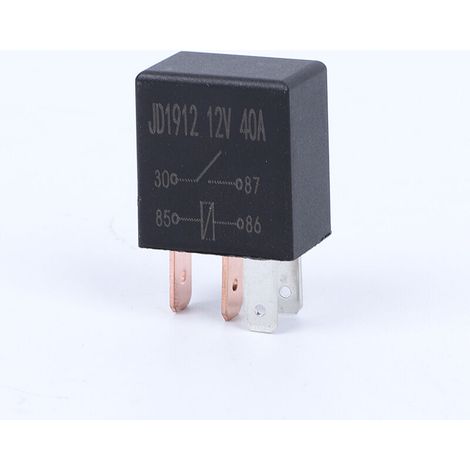 5 Pièces Relais 12V 40A 5 Broches, SPDT Multi-Purpose Relay Heavy Duty Relais Standard 5 Pin 12VDC, Relais Voiture (1/4)