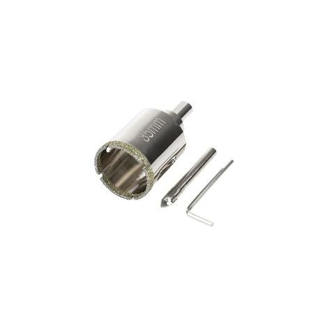 Scie Cloche Diamant 35mm, Trépan pour Carrelage, Céramique, Pierre et Verre, Outil Précis pour Coupe de Matériaux Durs