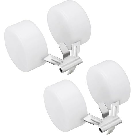 Lot de 2 flotteurs de carburateur en plastique compatibles avec Simson BVF Vergaser 16N1 16N3 ZT21N GEN2 Blanc (1/4)