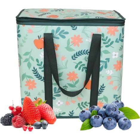 Insulated bags for hot food – Wide non-woven carrying strap – Insulated for drinks, fruit, tea, milk, picnics, cakes and more--DTEKGAZ