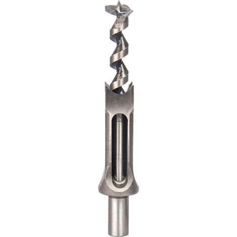 Broca cuadrada de 12,7 mm para carpintería, fabricada en acero de alto carbono plateado. Abrebocas cuadrado para carpintería. (1/2)