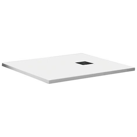 Receveur de douche résine de synthèse Mina blanc 70x120
