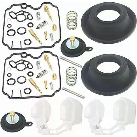 Kit de réparation de carburateur de qualité supérieure pour Yamaha TDM850 XTZ750 TDM 750 850 : membrane, flotteur et soupape de coupure d'air. UN (1/3)