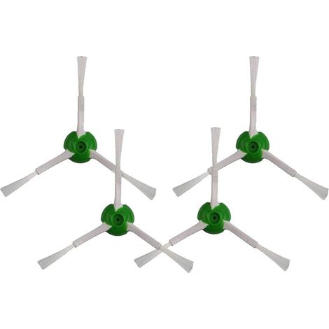 4 Brosses Latérales Compatible pour iRobot Roomba i7 e6 i7 + e5 i7 Plus Aspirateur Série Accessoires Rechange, Brosse Latérale Extracteur Robot Série i7 e5 i7 + e6 i7 Plus Remplacement (1/4)