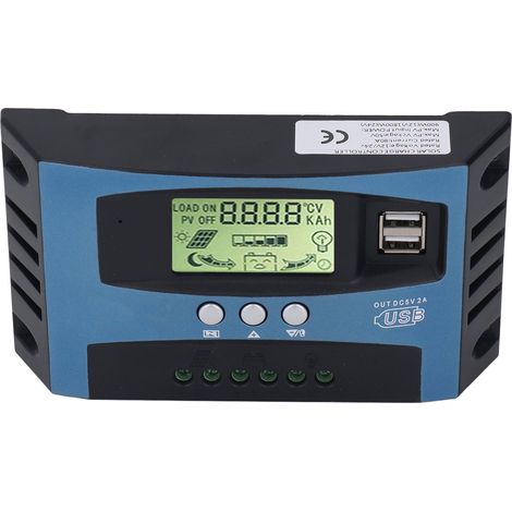 Solarladeregler MPPT Tracking Laden Echtzeit Digitalanzeige PV 12V 24V 80A (1/5)
