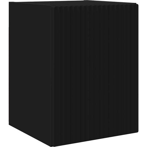 Maison Exclusive - Meuble TV mural Noir 30 x 31 x 40 cm Bois d'ingénierie