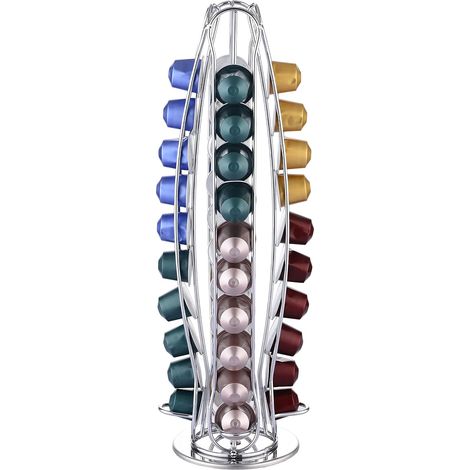 Porte capsules de café (40 x capsules)  Porte capsules de café classique  Support rotatif (1/5)
