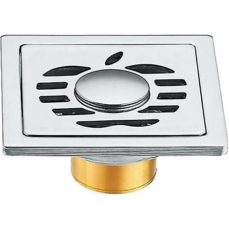 Siphon de sol en acier inoxydable pour douche, avec filtre, adapté aux salles de bains, pour une installation dans les zones résidentielles humides.-AquaForge (1/3)