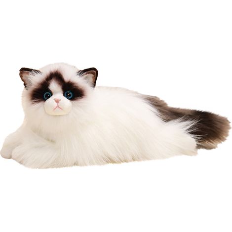 Chat En Peluche - 50 Cm - Apparence Réaliste - Jouet Doux Pour Décoration Intérieure Et Cadeau - 1 Pièce (1/5)