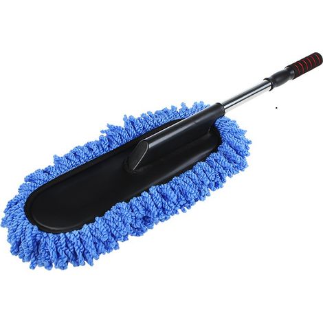 3 pièces Divers accessoire de portail, brosse + gant + éponge avec manche long en microfibre, kit nettoyage auto pour voiture et camion (1/4)