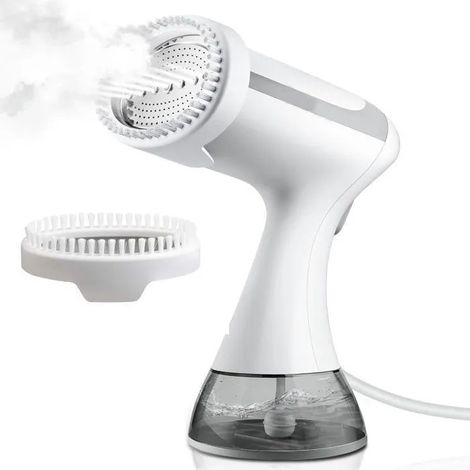 Défroisseur portable blanc 1500W 300ml, convient pour chauffe rapide 130° repassage vêtements (1/5)