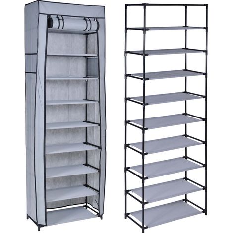 Textilschuhschrank Lea, grau (1/5)