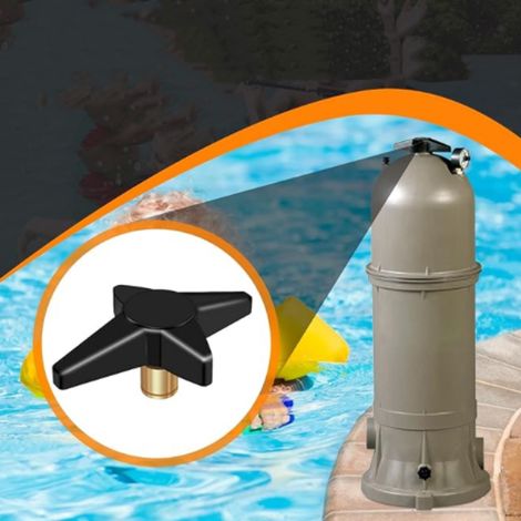 [Poolfilter-Reparaturset] + [CX900D/CX900A/CX900G] + [Verriegelungsknopf + ABS/verzinkte Ersatzteile] (1/5)